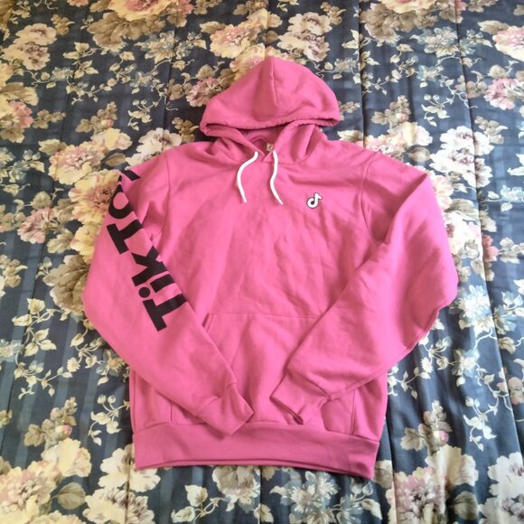 TikTok Women's Small Pullover Hoodie Sweatshirt - Picture 1 of 13